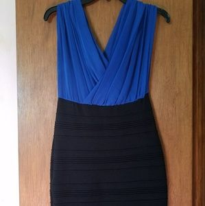 Blue/Black Dress